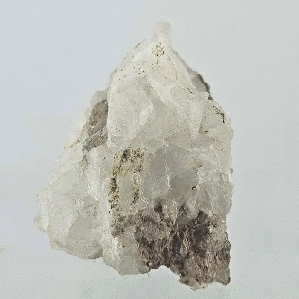Natural mineral specimen quartz or apophyllite crystal cluster